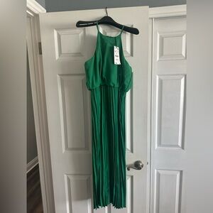 Zara Vibrant Green Maxi Dress